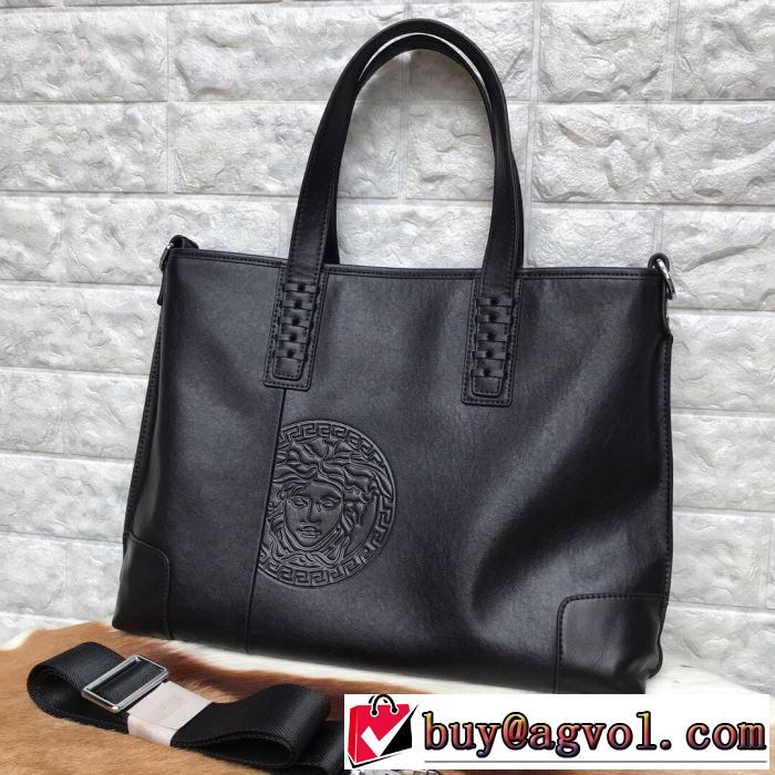 2020SS数量限定ヴェルサーチ ビジネスバッグ 激安 VERSACE PALAZZO LAPTOP CASE A4サイズ通勤バッグ 一目惚れ