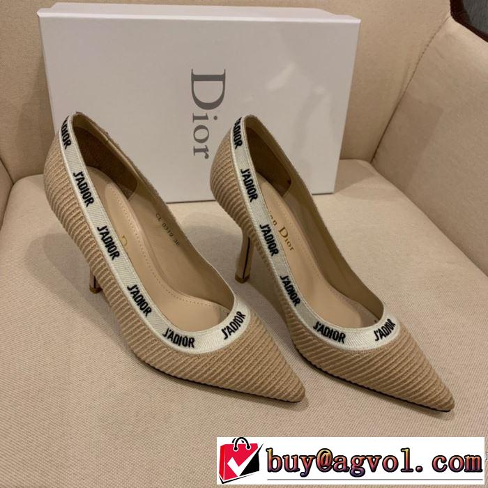 ディオール 多色可選 支持率が高い秋冬最新作 DIOR 今季トレンド抜け感新品 パンプス  2019-20秋冬取り入れやすい