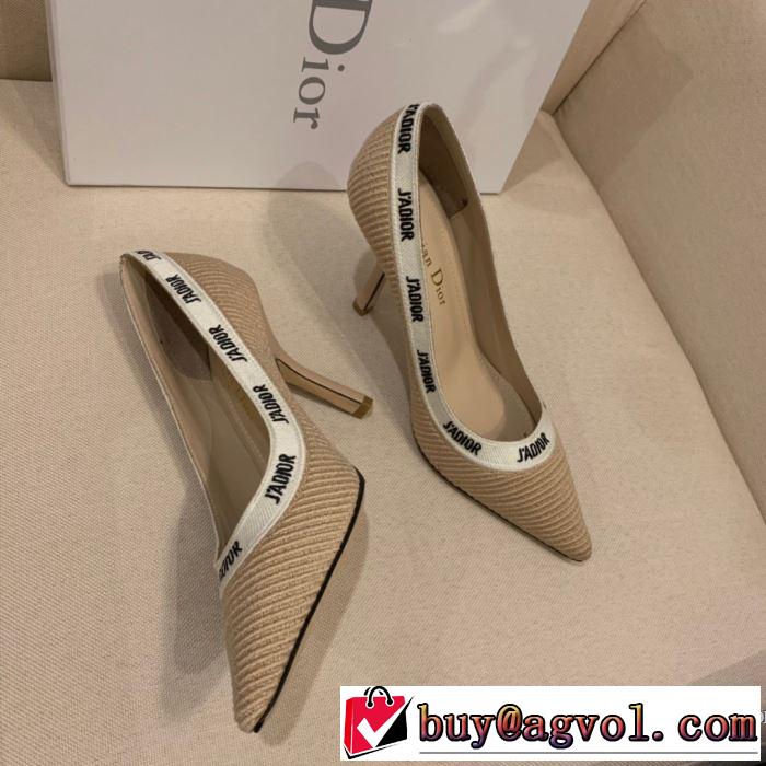 ディオール 多色可選 支持率が高い秋冬最新作 DIOR 今季トレンド抜け感新品 パンプス  2019-20秋冬取り入れやすい