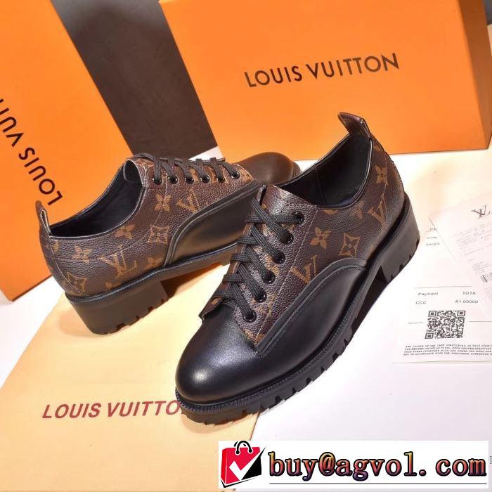 LOUIS VUITTON 2色可選 とにかく完璧ブランド新作 ルイ ヴィトン 大胆なチェックの人気トレンド  ハイヒール 秋服コーデ2019年版
