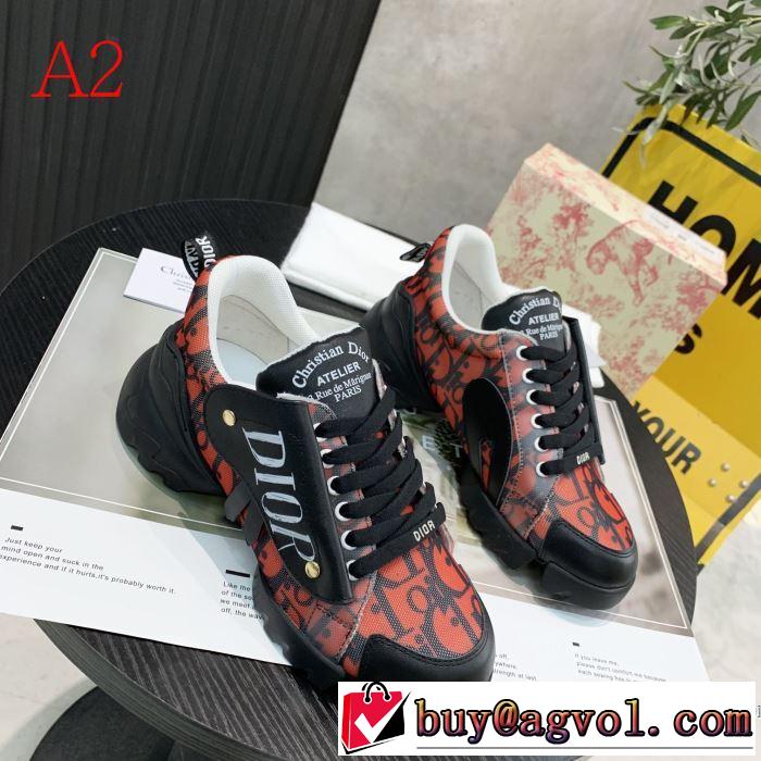 注目の秋ファッション一番 多色可選 ランニングシューズ ディオール2019秋冬トレンド押さえておきたい  DIOR 人気ブランドの秋冬新色