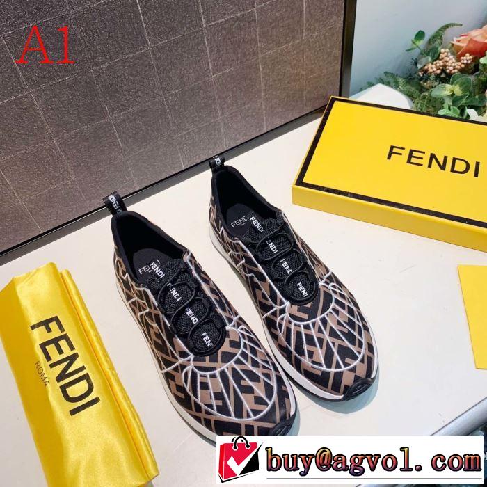 3色可選 ランニングシューズ さわやかに新品おすすめ フェンディ2019秋冬トレンドアイテム  FENDI  今年注目な新品セール