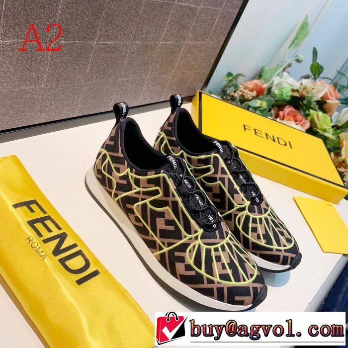 3色可選 ランニングシューズ さわやかに新品おすすめ フェンディ2019秋冬トレンドアイテム  FENDI  今年注目な新品セール