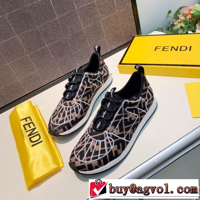 3色可選 ランニングシューズ さわやかに新品おすすめ フェンディ2019秋冬トレンドアイテム  FENDI  今年注目な新品セール