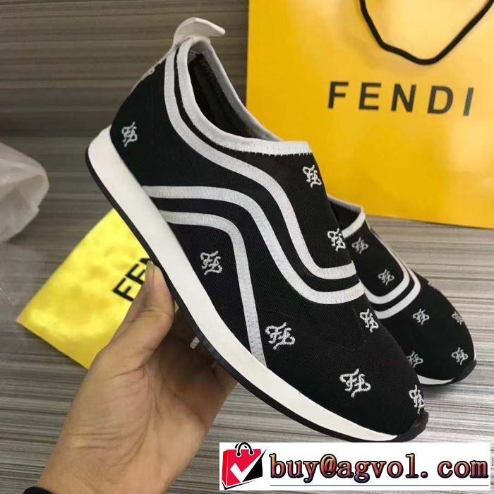 フェンディ秋冬とれんど新品目立ち 3色可選  FENDI 2019秋冬最重要アイテム ランニングシューズ ファッション上級者向け