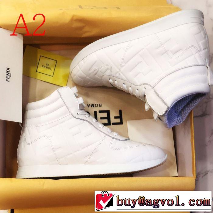 人気ファッション雑誌でも掲載 3色可選 フェンディ 最重要！2019秋冬トレンド FENDI 最新トレンドコーデおすすめ ランニングシューズ