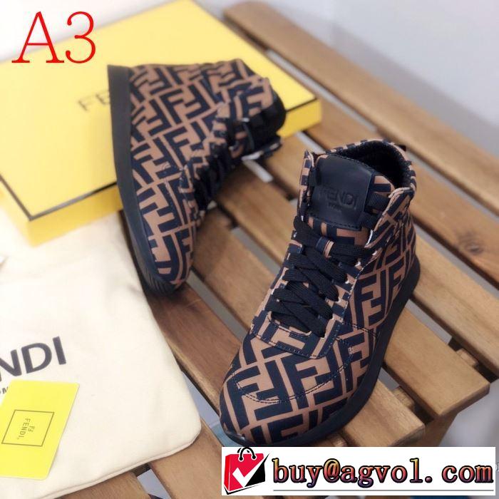 人気ファッション雑誌でも掲載 3色可選 フェンディ 最重要！2019秋冬トレンド FENDI 最新トレンドコーデおすすめ ランニングシューズ