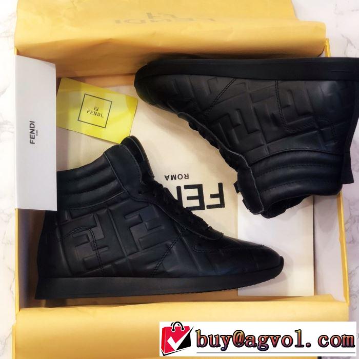 人気ファッション雑誌でも掲載 3色可選 フェンディ 最重要！2019秋冬トレンド FENDI 最新トレンドコーデおすすめ ランニングシューズ