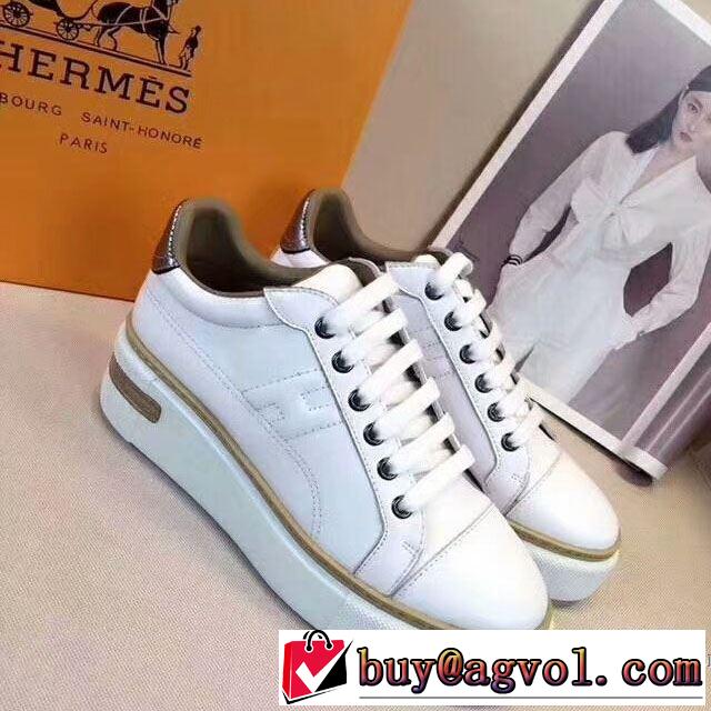速報！2019年秋ファッショントレンド2色可選  ランニングシューズ 秋冬に大注目のカラー エルメス HERMES 秋冬もちろん主役級