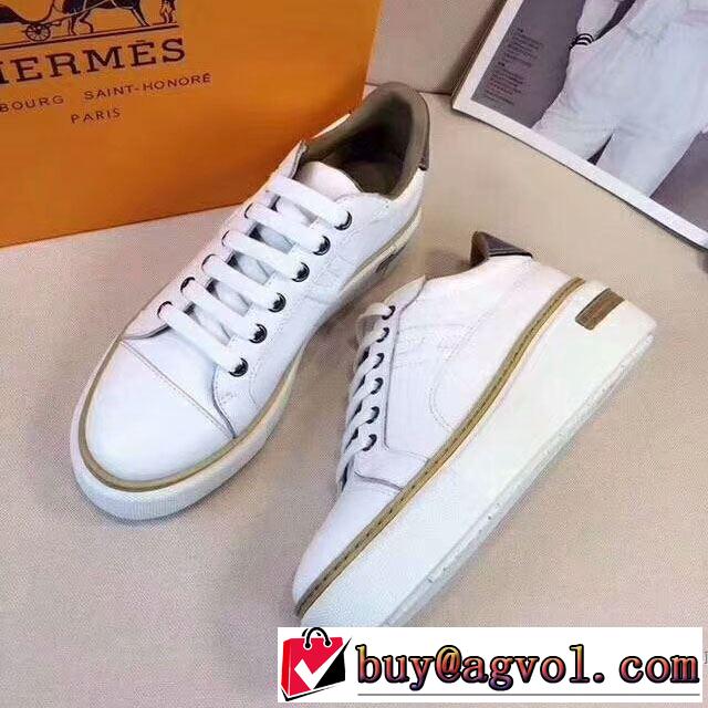 速報！2019年秋ファッショントレンド2色可選  ランニングシューズ 秋冬に大注目のカラー エルメス HERMES 秋冬もちろん主役級