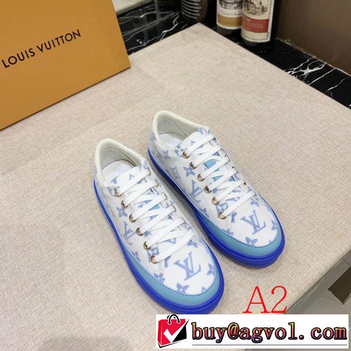 2色可選 ファッショントレンドを早速チェック ルイ ヴィトン LOUIS VUITTON2020秋冬流行ファション  ランニングシューズ 最高にCOOL秋冬新作