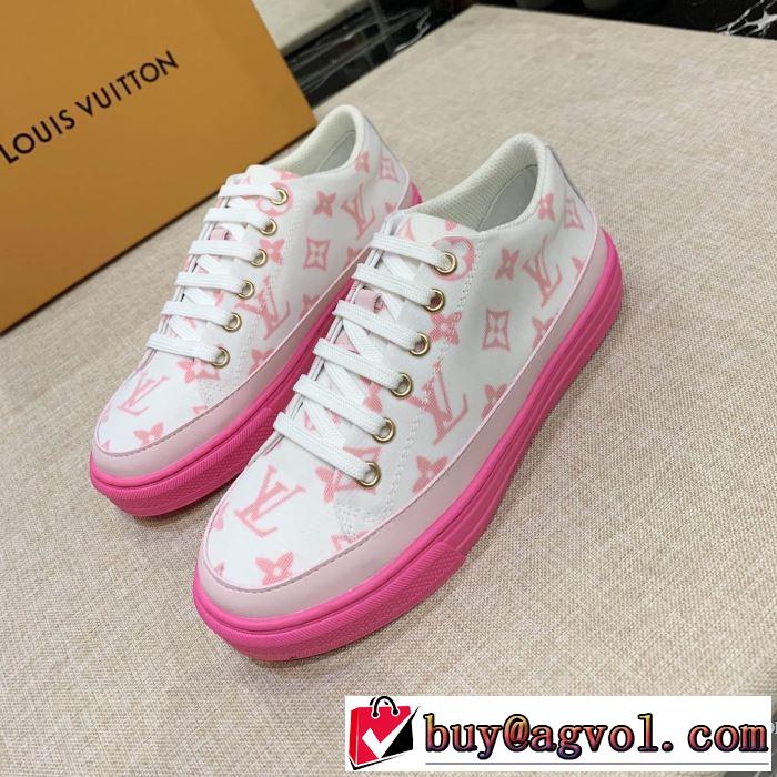 2色可選 ファッショントレンドを早速チェック ルイ ヴィトン LOUIS VUITTON2020秋冬流行ファション  ランニングシューズ 最高にCOOL秋冬新作