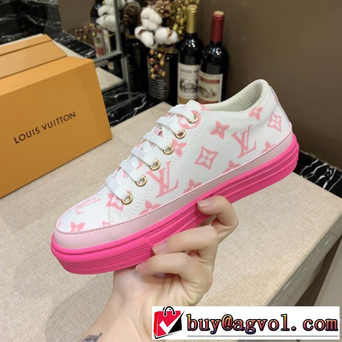 2色可選 ファッショントレンドを早速チェック ルイ ヴィトン LOUIS VUITTON2020秋冬流行ファション  ランニングシューズ 最高にCOOL秋冬新作