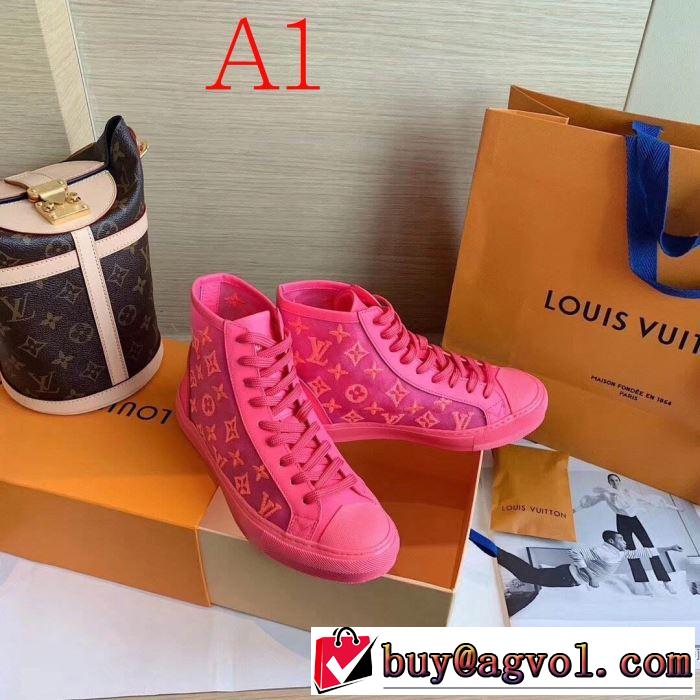 3色可選ランニングシューズ 2019-20秋冬取り入れやすい オシャレスタイルが今年流 ルイ ヴィトン LOUIS VUITTON 寒い季節トレンド上品