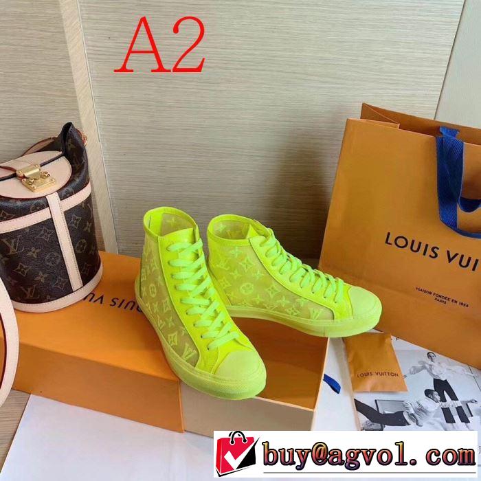 3色可選ランニングシューズ 2019-20秋冬取り入れやすい オシャレスタイルが今年流 ルイ ヴィトン LOUIS VUITTON 寒い季節トレンド上品