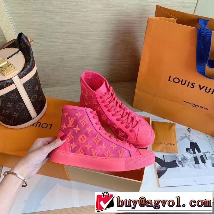 3色可選ランニングシューズ 2019-20秋冬取り入れやすい オシャレスタイルが今年流 ルイ ヴィトン LOUIS VUITTON 寒い季節トレンド上品