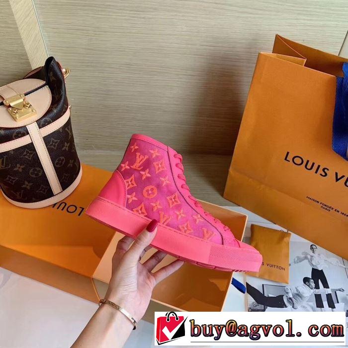 3色可選ランニングシューズ 2019-20秋冬取り入れやすい オシャレスタイルが今年流 ルイ ヴィトン LOUIS VUITTON 寒い季節トレンド上品