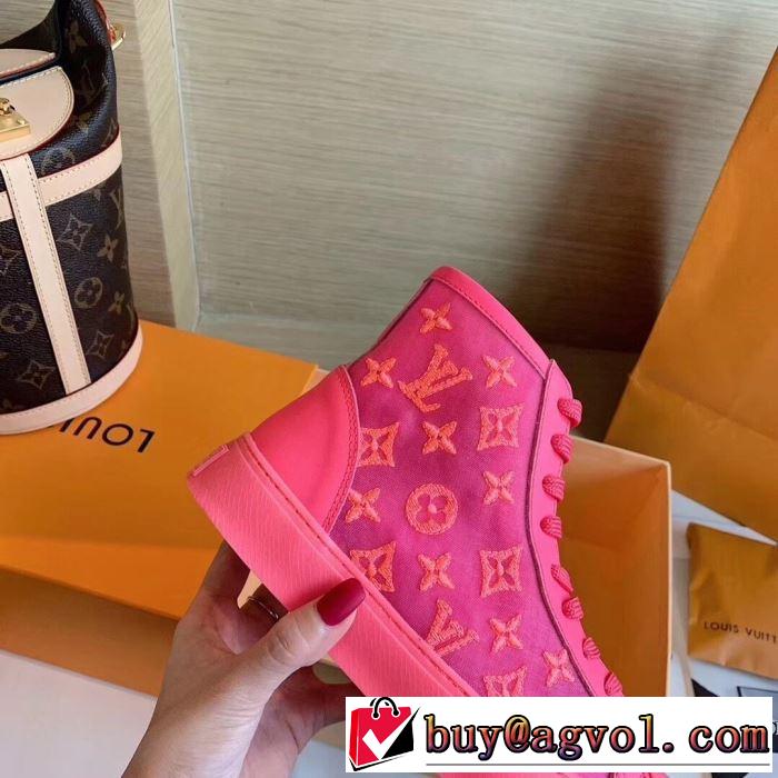 3色可選ランニングシューズ 2019-20秋冬取り入れやすい オシャレスタイルが今年流 ルイ ヴィトン LOUIS VUITTON 寒い季節トレンド上品