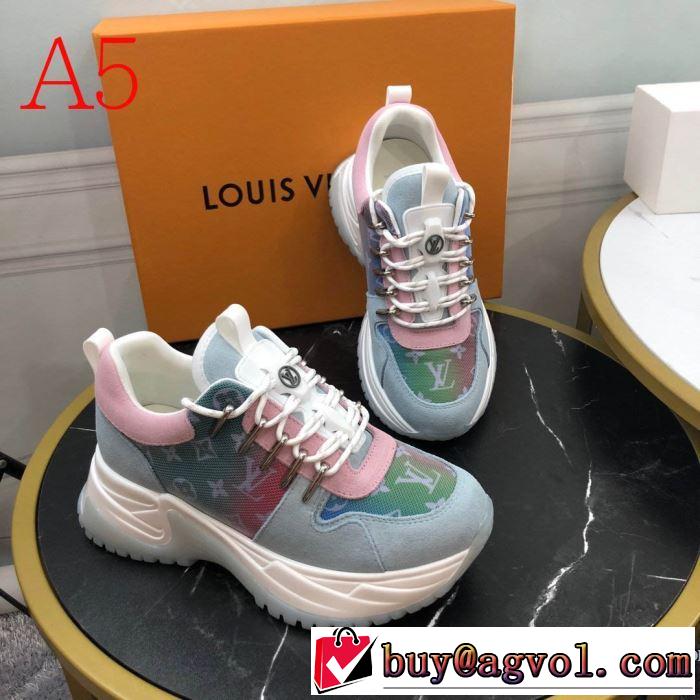 2019-2020秋冬流行色紹介 多色可選 ルイ ヴィトン LOUIS VUITTON 今年の秋冬のトレンド激安セール ランニングシューズ 秋冬流行りファション