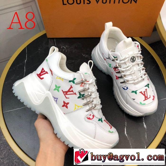 2019-2020秋冬流行色紹介 多色可選 ルイ ヴィトン LOUIS VUITTON 今年の秋冬のトレンド激安セール ランニングシューズ 秋冬流行りファション