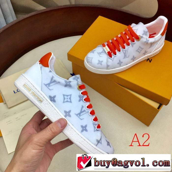 3色可選 ルイ ヴィトン 秋服コーデ2019年版 LOUIS VUITTON 大胆なチェックの人気トレンド ランニングシューズ 2019秋冬トレンドアイテム