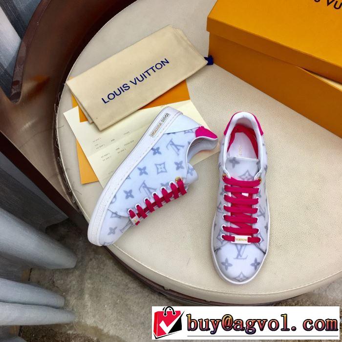 3色可選 ルイ ヴィトン 秋服コーデ2019年版 LOUIS VUITTON 大胆なチェックの人気トレンド ランニングシューズ 2019秋冬トレンドアイテム