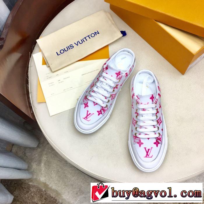 2色可選 今年注目な新品セール ルイ ヴィトン LOUIS VUITTON 2019秋冬最重要アイテム ランニングシューズ 秋冬とれんど新品目立ち