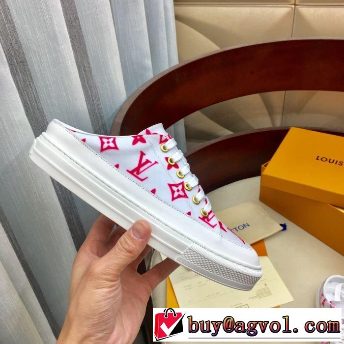 2色可選 今年注目な新品セール ルイ ヴィトン LOUIS VUITTON 2019秋冬最重要アイテム ランニングシューズ 秋冬とれんど新品目立ち