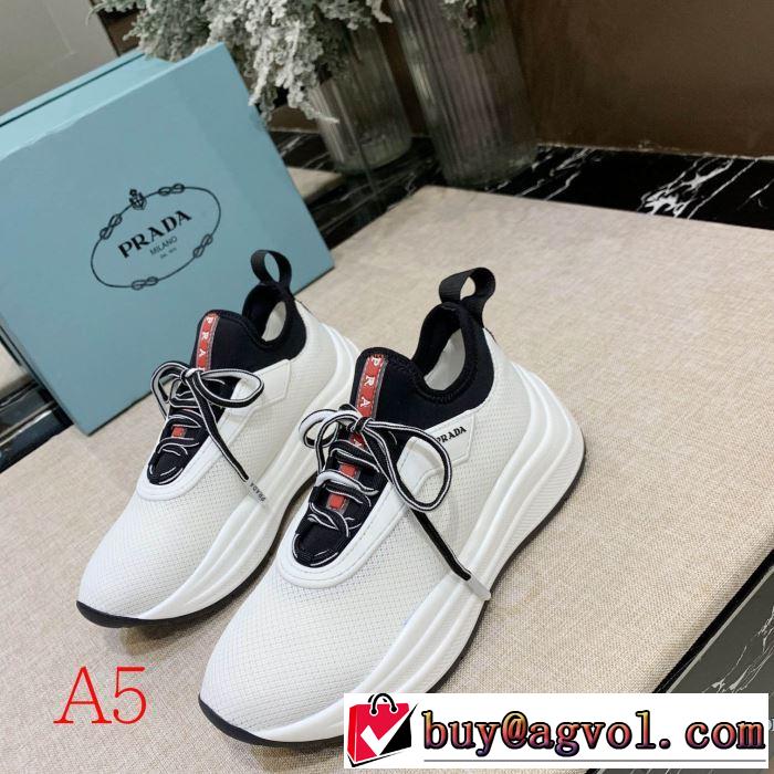 多色可選 おしゃれさんはいち早く取り プラダ PRADA 2019秋、イチオシ上品 ランニングシューズ 今シーズン注目のアイテム