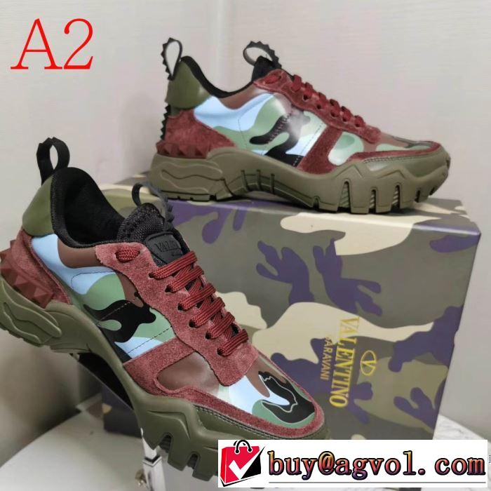多色可選 ヴァレンティノ VALENTINO 最速2019秋冬トレンドブランド ランニングシューズ  今年らしい新しい人気色