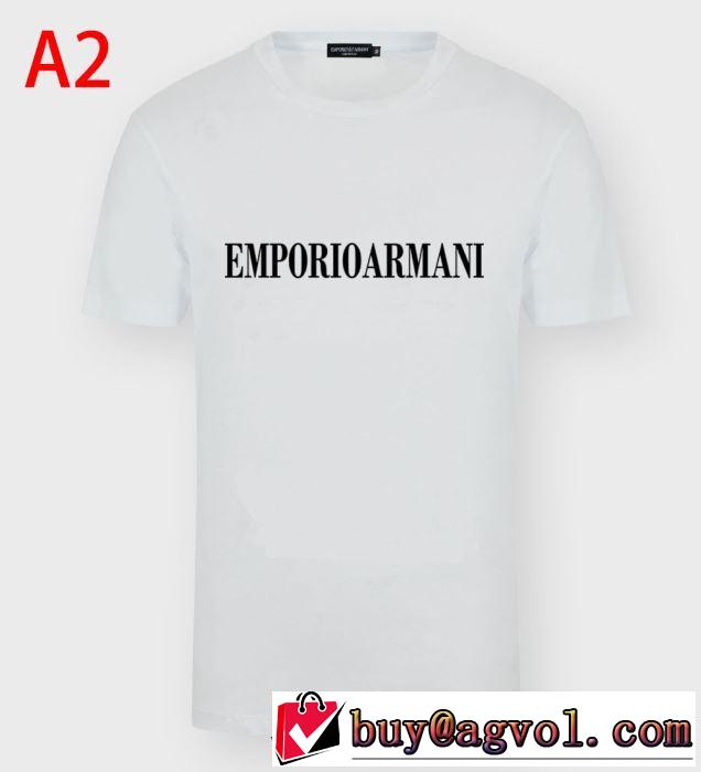 エンポリオ アルマーニ ｔシャツ スーパーコピー 激安 お得感の強い2020人気トレンド メンズ 半袖 春夏定番モデル コーデ