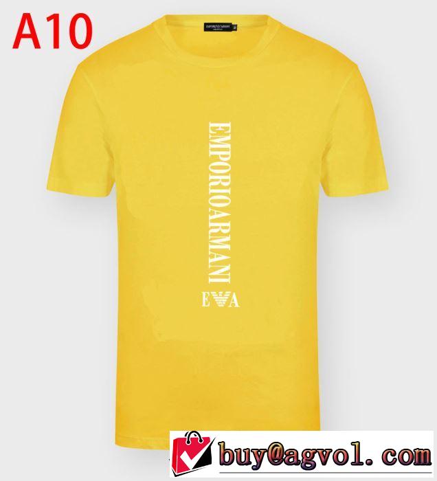 在庫有り アルマーニ ｔシャツ 新作 2020トレンド 使いしやすい メンズファション ARMANI 半袖 コットンウェア 通販
