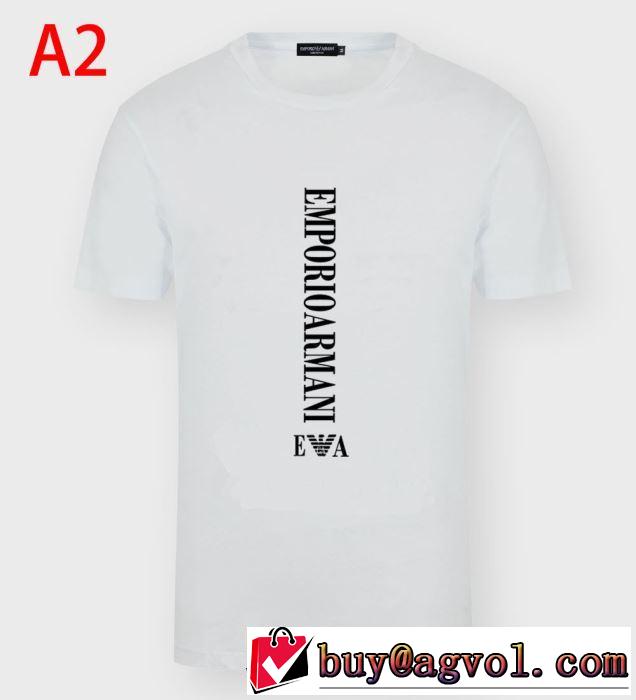在庫有り アルマーニ ｔシャツ 新作 2020トレンド 使いしやすい メンズファション ARMANI 半袖 コットンウェア 通販
