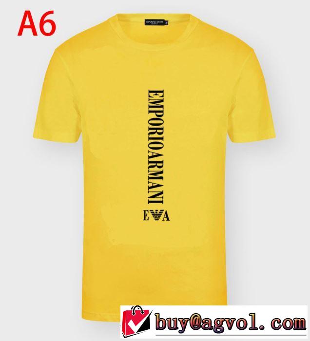 在庫有り アルマーニ ｔシャツ 新作 2020トレンド 使いしやすい メンズファション ARMANI 半袖 コットンウェア 通販