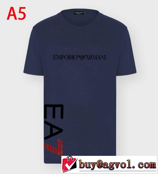 EMPORIO ARMANIＴシャツ2020最新の入荷商品エンポリオ アルマーニ スーパーコピー 激安 コットン30代～40代のカジュアル
