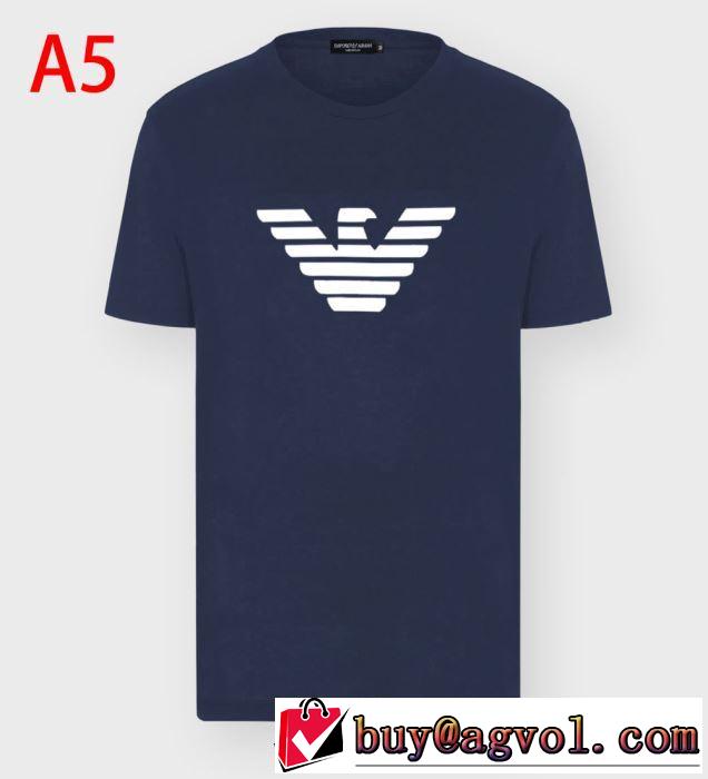 老舗ブランドARMANI新作 エンポリオ アルマーニ  t シャツ コピー 激安 メンズ ファション2020限定人気トレンド半袖トップス