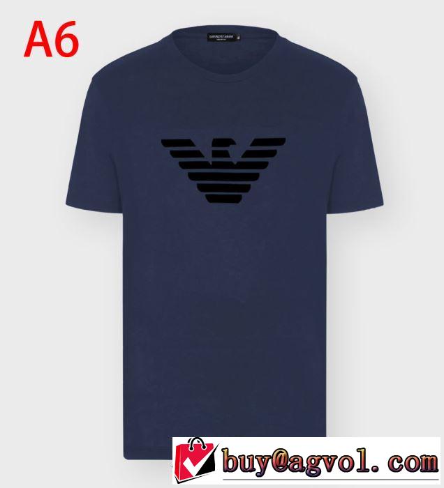 老舗ブランドARMANI新作 エンポリオ アルマーニ  t シャツ コピー 激安 メンズ ファション2020限定人気トレンド半袖トップス