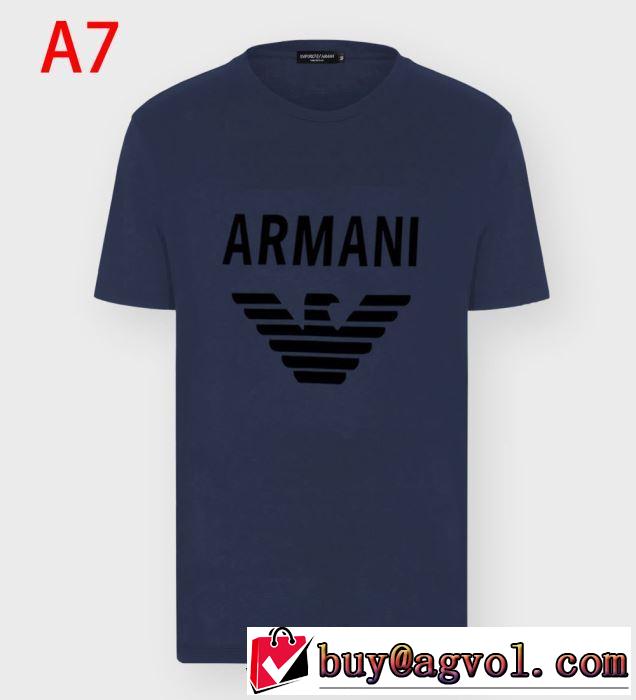 tシャツ おすすめArmani アルマーニ コピー 2020年春夏コレクション半袖 新作着込みやすい定番モデル最新入荷アイテム
