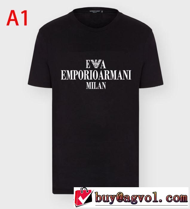 Emporio Armani Ｔシャツ おすすめ20SSトレンド アルマーニ スーパーコピー メンズ 半袖大人カジュアルトップス3G1TM4 1JHRZ 