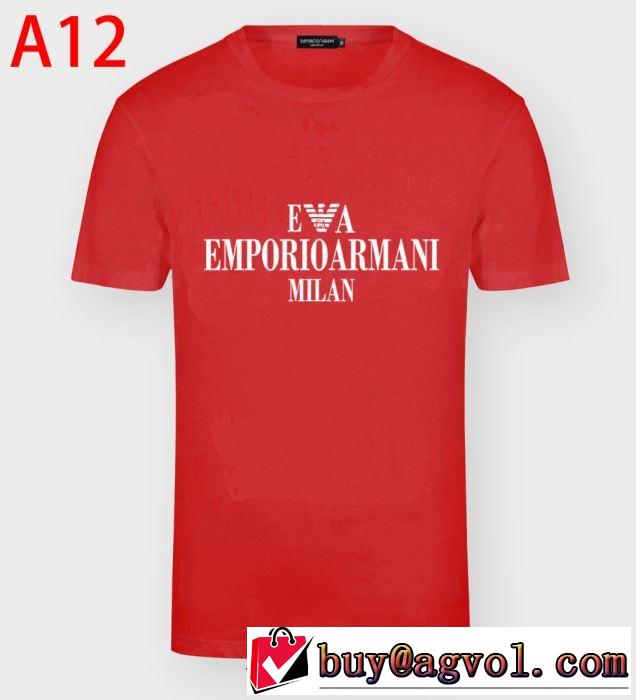 Emporio Armani Ｔシャツ おすすめ20SSトレンド アルマーニ スーパーコピー メンズ 半袖大人カジュアルトップス3G1TM4 1JHRZ 