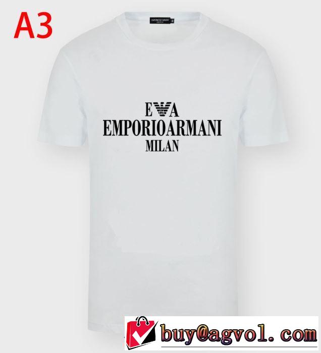 Emporio Armani Ｔシャツ おすすめ20SSトレンド アルマーニ スーパーコピー メンズ 半袖大人カジュアルトップス3G1TM4 1JHRZ 