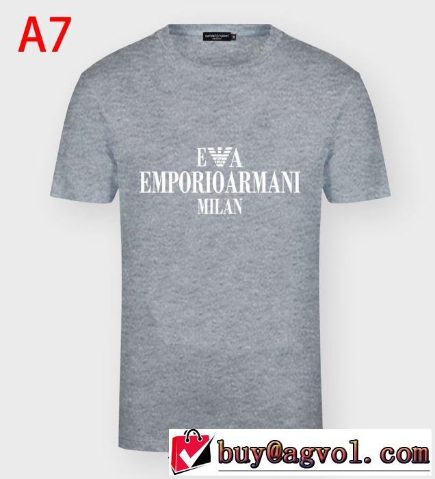 Emporio Armani Ｔシャツ おすすめ20SSトレンド アルマーニ スーパーコピー メンズ 半袖大人カジュアルトップス3G1TM4 1JHRZ 