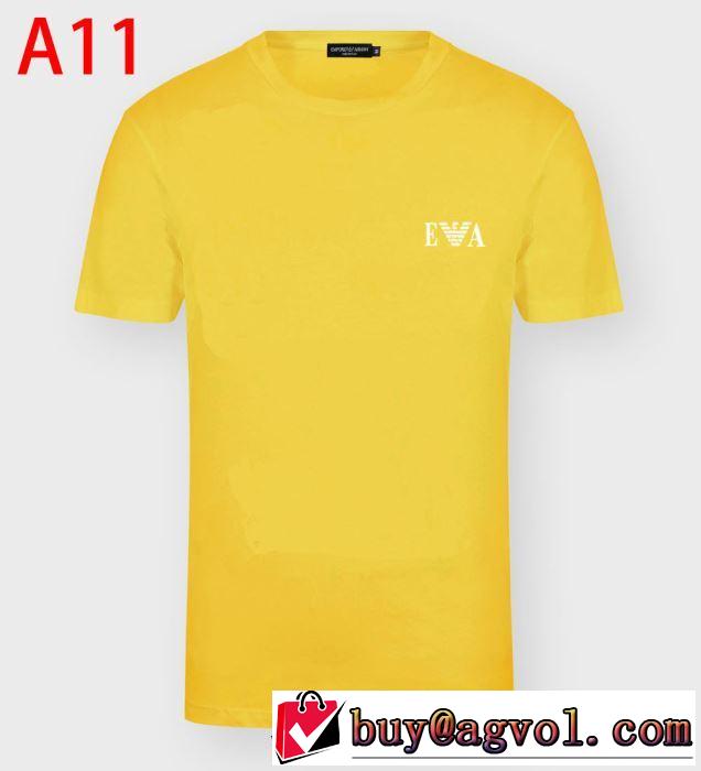 2020年春限定Emporio Armani Ｔシャツ メンズファション アルマーニ コピー 新作 上品に着こなせお洒落なコーディネート