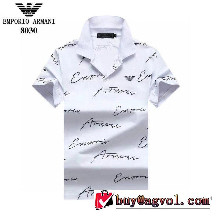 多色可選 2020SS人気 アルマーニ ARMANI 今回注目する 半袖Tシャツ 2年以上連続１位獲得