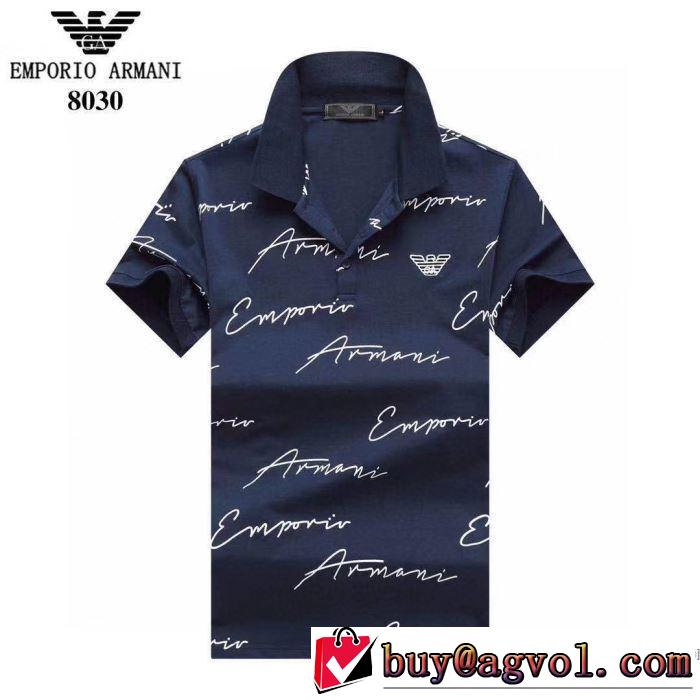 多色可選 2020SS人気 アルマーニ ARMANI 今回注目する 半袖Tシャツ 2年以上連続１位獲得