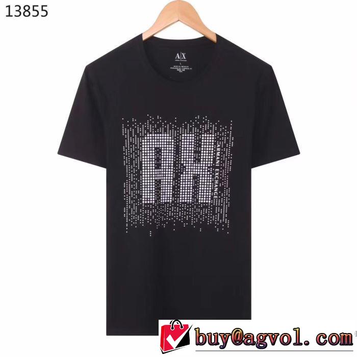 多色可選 オススメのアイテムを見逃すな 半袖Tシャツ おしゃれ刷新に役立つ アルマーニ ARMANI  お手頃プライス