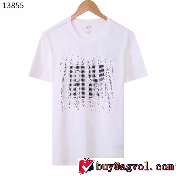多色可選 オススメのアイテムを見逃すな 半袖Tシャツ おしゃれ刷新に役立つ アルマーニ ARMANI  お手頃プライス