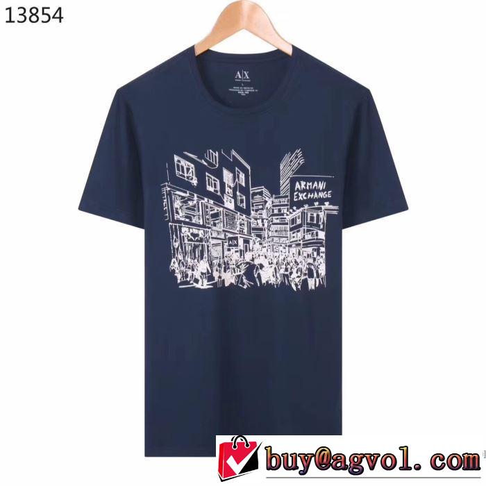 さらに魅力的 多色可選 アルマーニ ARMANI  2020モデル 半袖Tシャツ シンプルなファッション
