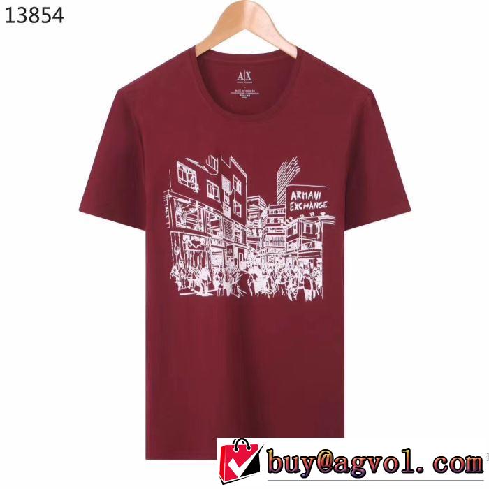 さらに魅力的 多色可選 アルマーニ ARMANI  2020モデル 半袖Tシャツ シンプルなファッション