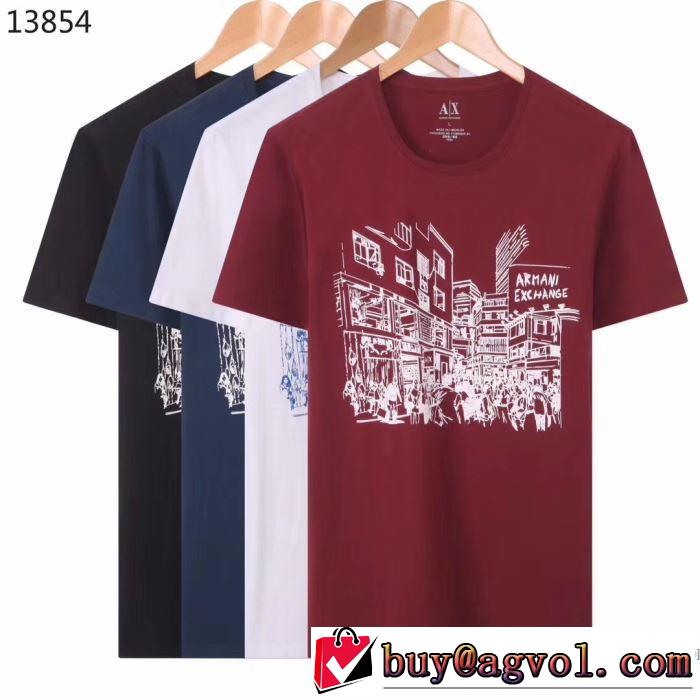 さらに魅力的 多色可選 アルマーニ ARMANI  2020モデル 半袖Tシャツ シンプルなファッション